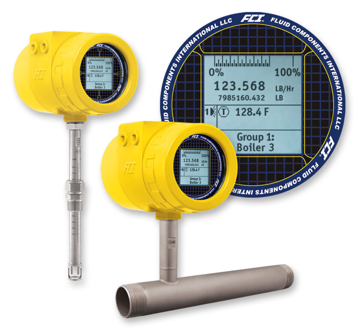 Debitmètre massique thermique ST80/ST80L Fluid Components International (FCI)
